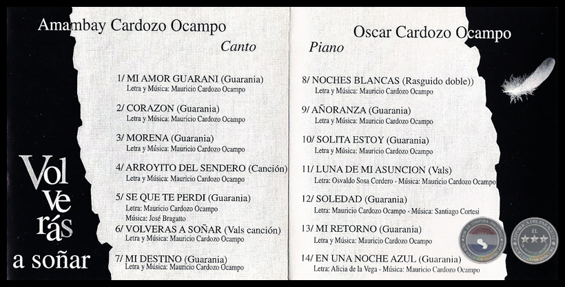 VOLVERÁS A SOÑAR - PIANO OSCAR CARDOZO OCAMPO